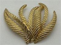 Christian Dior Avant Garde Gold Tone Brooch