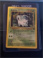 1999 Original OLD Nidoran Pokemon CARD