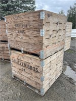 2-Wood Produce Crates