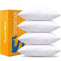 OTOSTAR Pack of 4 Throw Pillow