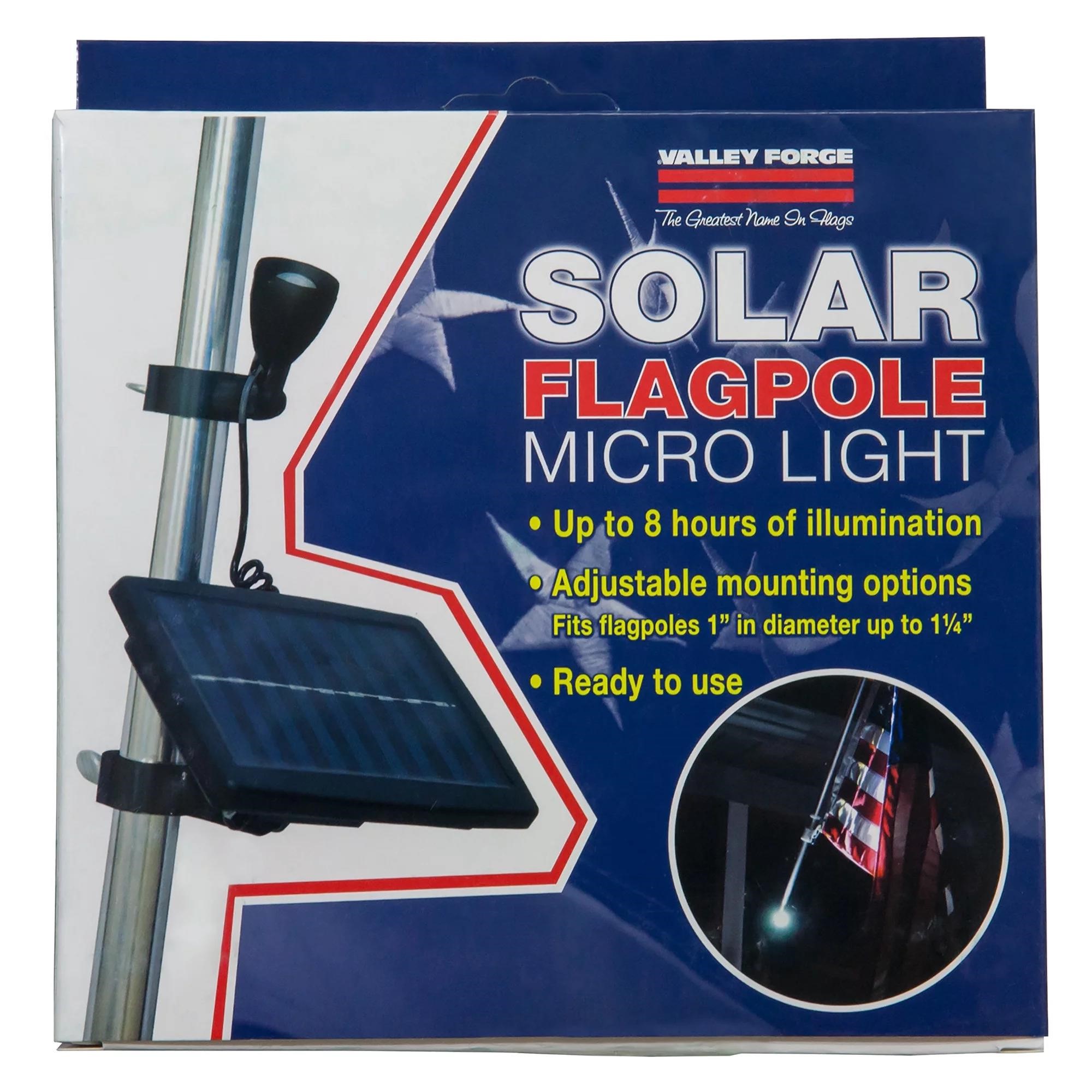 Plastic Solar Flagpole Light AZ2