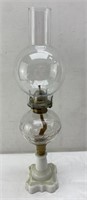 18,5in vintage oil lamp