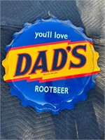 Dads Root Beer Sign