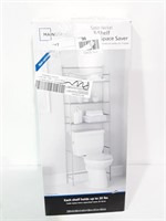 New 3 shelf bathroom space saver