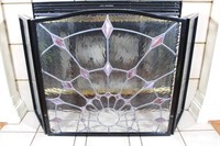 Custom Stain Glass Fire Place Screen 30 x 30 front