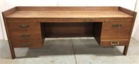 Vintage executive office library table