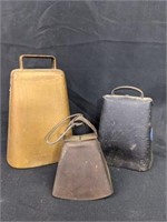 Trio of Vintage Cowbells