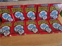 1991 Fleer Baseball Pack Lot of 10