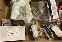 Light switches & more box lot