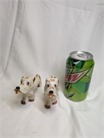 2 Occupied Japan Whimsical Dachshunds 5" long