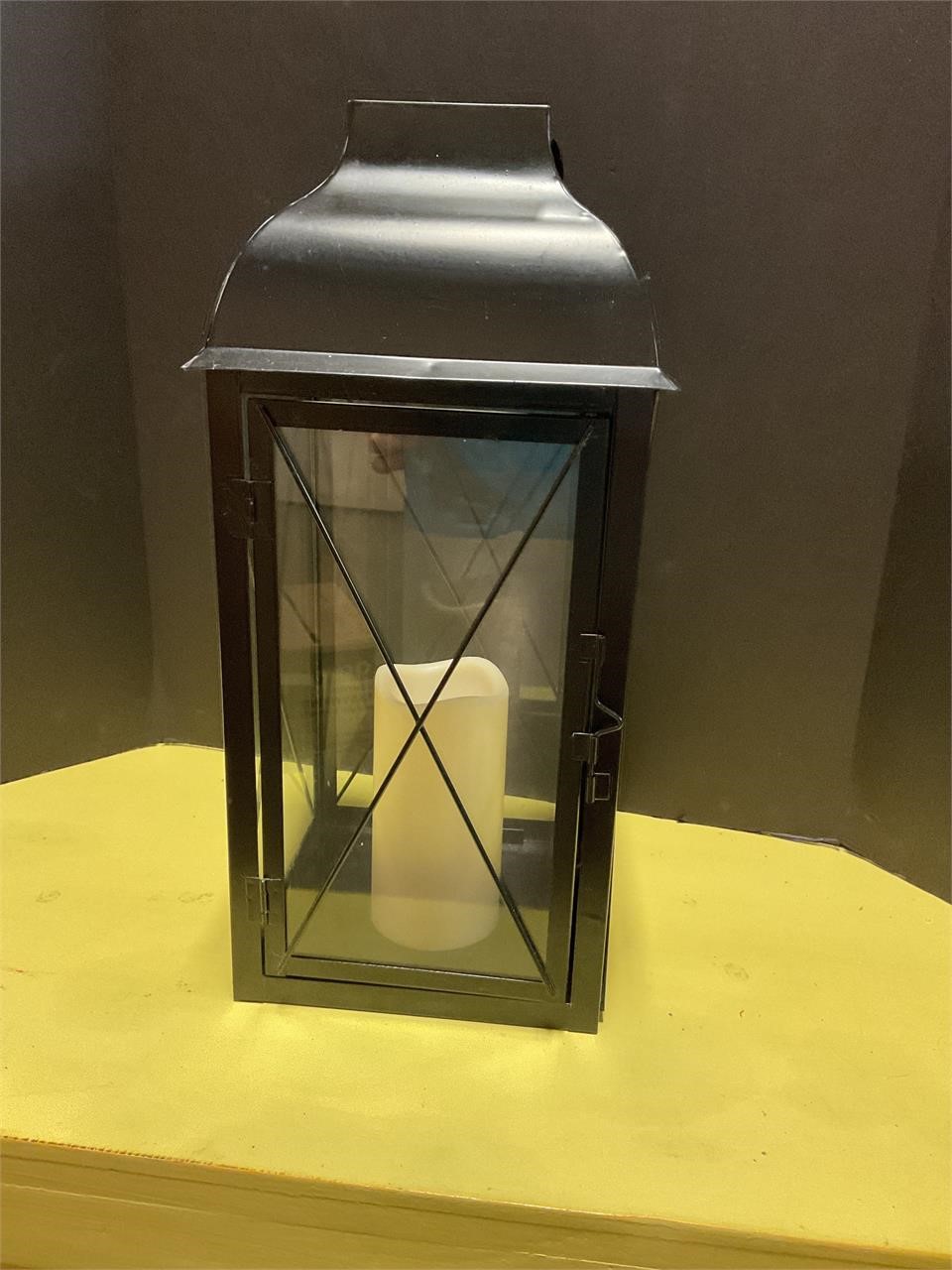 Candle lantern 18” tall