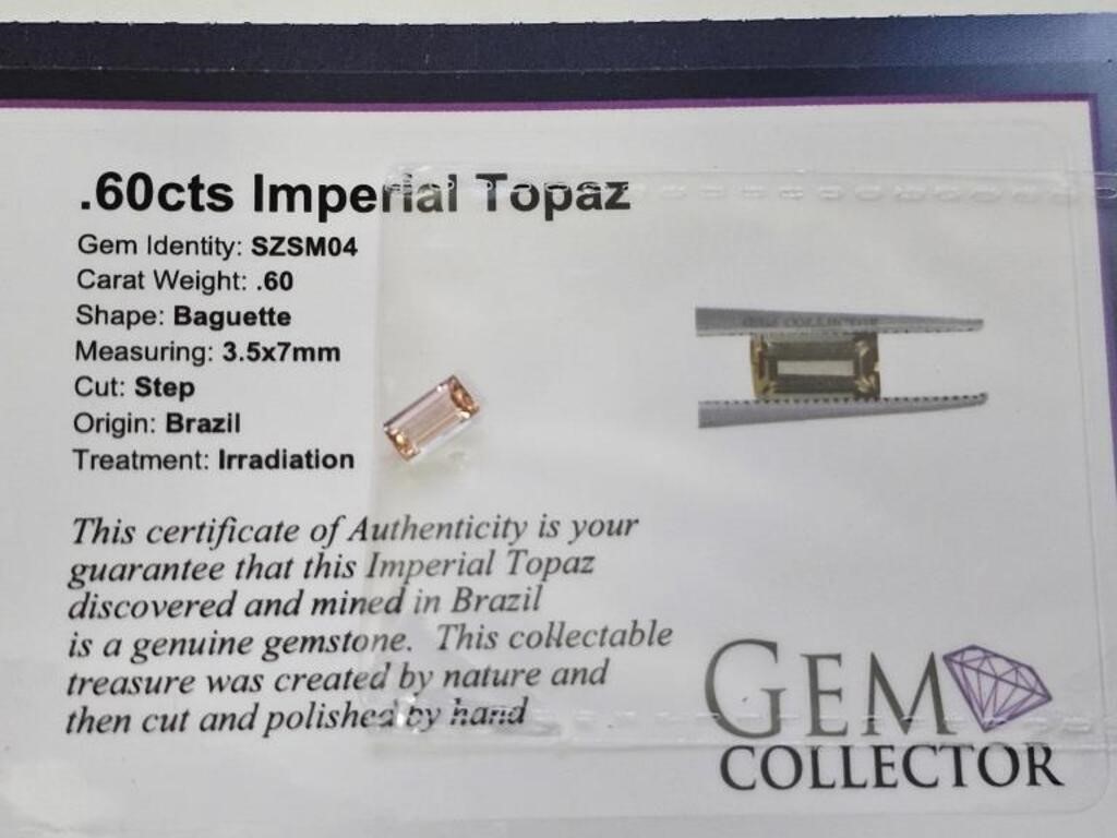 .60cts Imperial Topaz