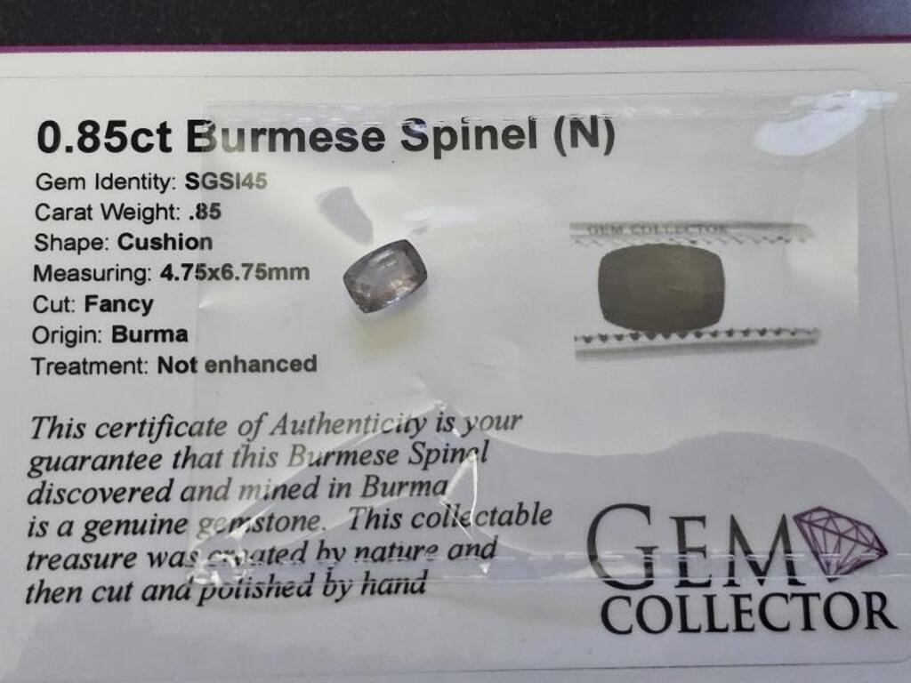 .85ct Burmese Spinel