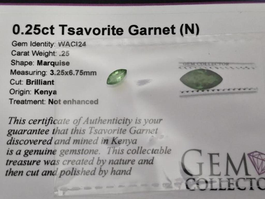 .25ct Tsavorite Garnet