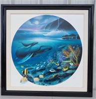 Wyland litho signed and numbered 39x 39