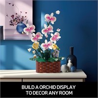 AoHu Flowers Orchid Building Set, Build an Orchid