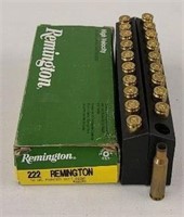 Remington 222 Rem. EMPTY Brass 20ct