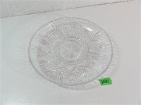 Lead Crystal Serving Dish 12" Dia.
