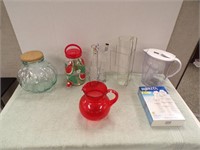 BRITA WATER PITCHER, ICE TEA JUG, COOKIE JAR....