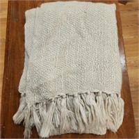 Beautiful tan throw blanket