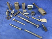 Box of Ford Flathead V-8  Tools & Parts