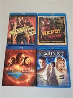 LOT OF 4 BLU-RAY MOVIES