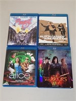 LOT OF 4 BLU-RAY MOVIES