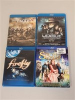 LOT OF 4 BLU-RAY MOVIES