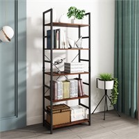 DAWNYIELD 5-Tier Bookshelf Tall Standing Bookcase