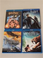 LOT OF 4 BLU-RAY MOVIES