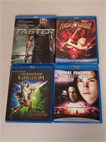 LOT OF 4 BLU-RAY MOVIES