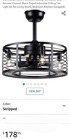Dannilong Modern Enclosed Ceiling Fan Indoor with