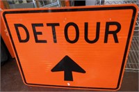 24 x 30" Metal Detour Sign