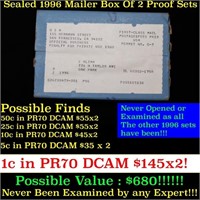 Original sealed box 5- 1996 United States Mint Pro