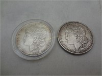2X$ Morgan Silver Dollars 1889 & 1890