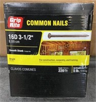 GripRite Common Nails 16D 3-1/2”