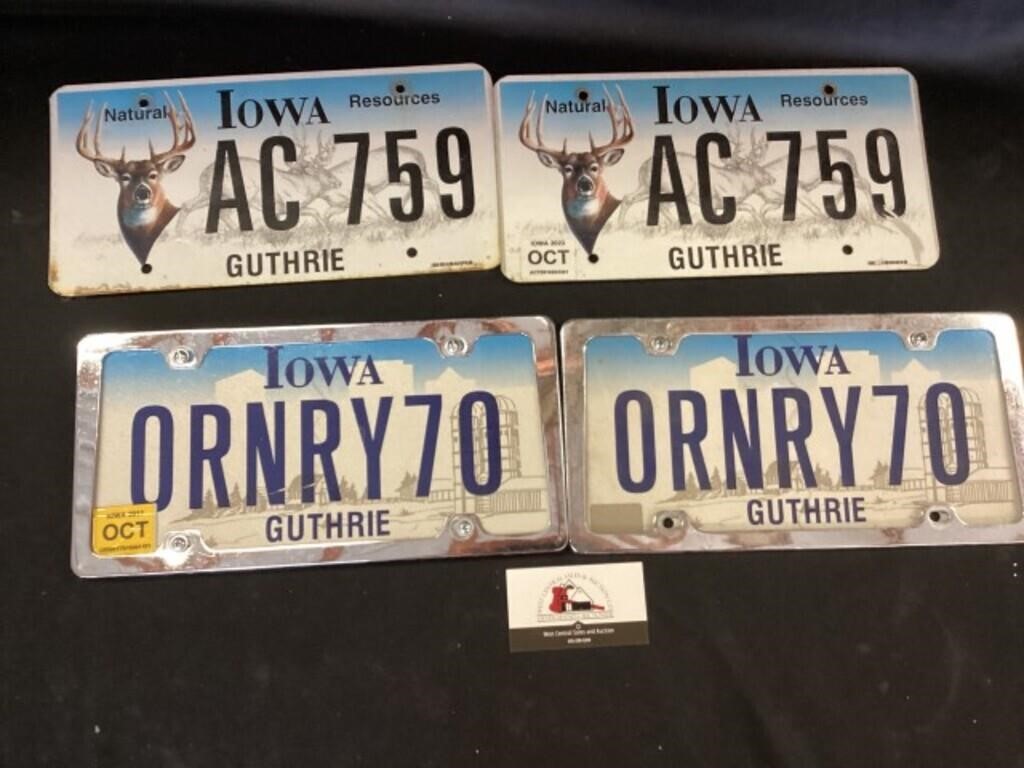 License plates