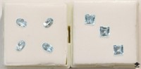 Sky Blue Topaz Gemstones / 7 pc