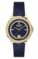 Versus Versace Women's Blue Gold Watch
