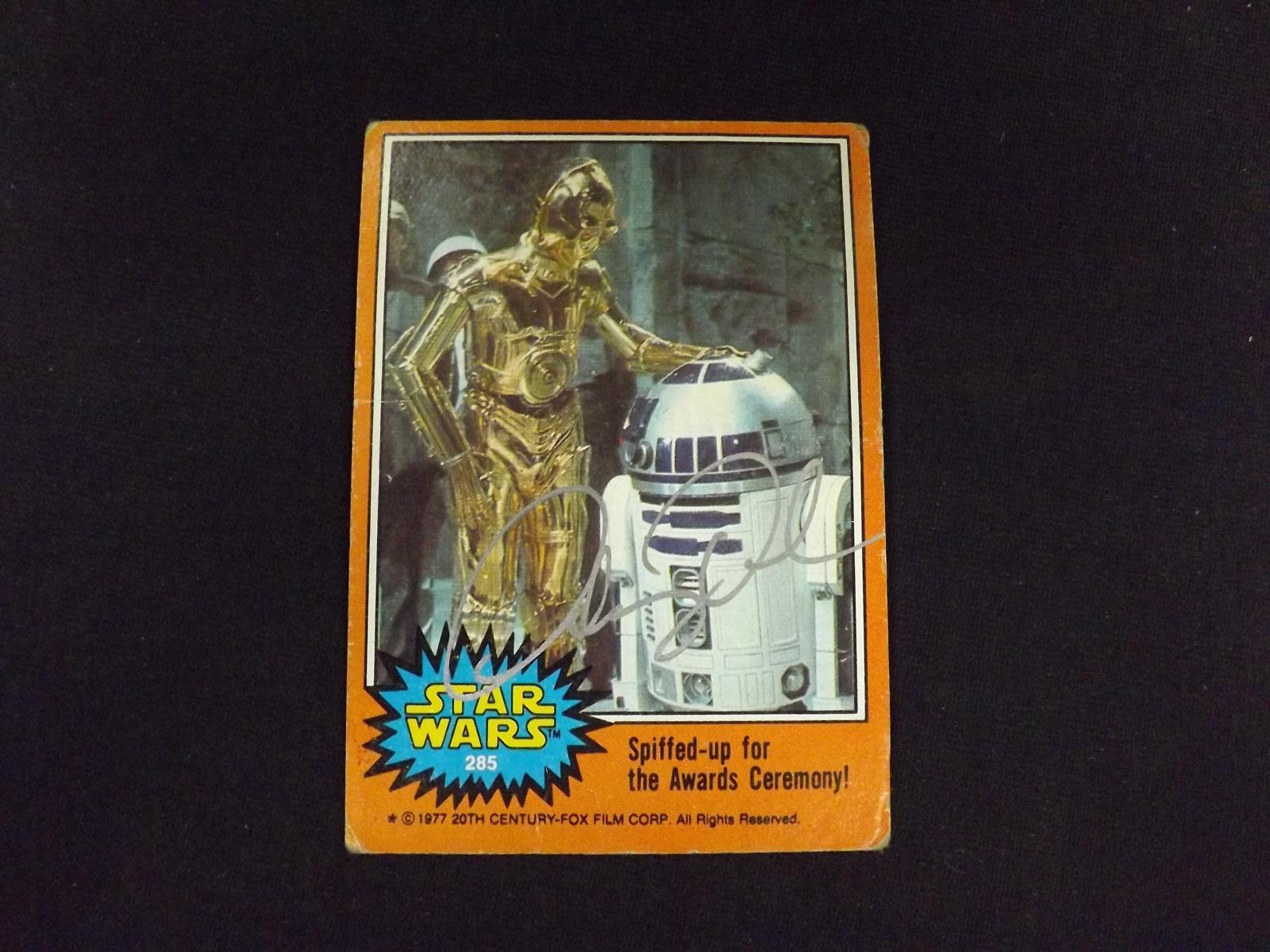 1977 STAR WARS ANTHONY DANIELS AUTOGRAPH