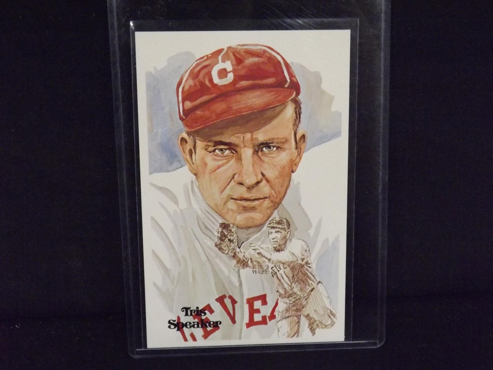 1980 PEREZ STEELE TRIS SPEAKER POSTCARD