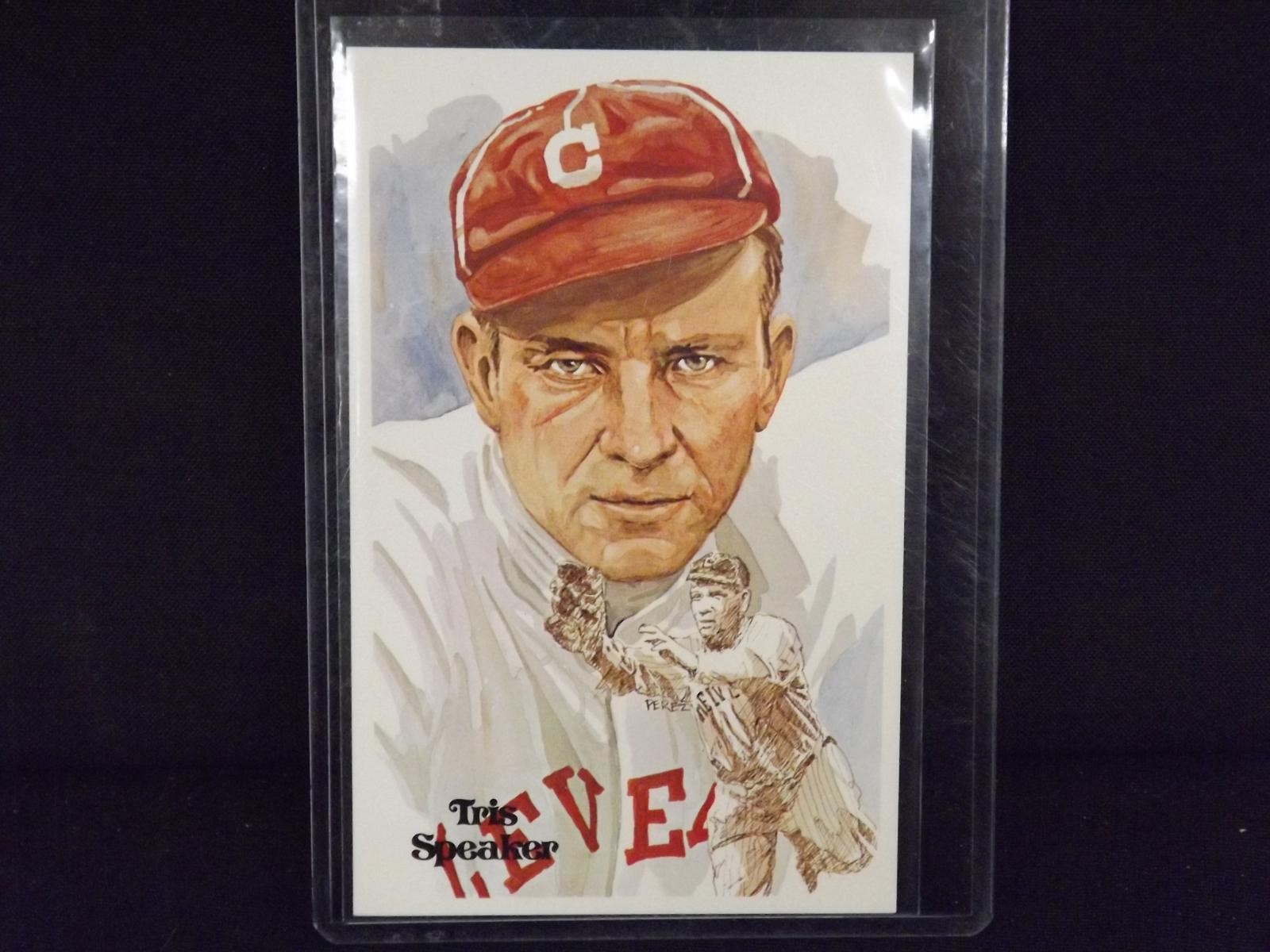 1980 PEREZ STEELE TRIS SPEAKER POSTCARD