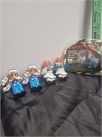 6 RAGGEDY ANN AND ANDY TOYS