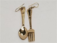 Spoon and Fork Earrings