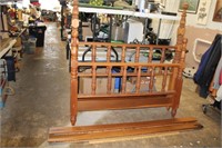 Wooden Queen Size 4 Post Bed Frame