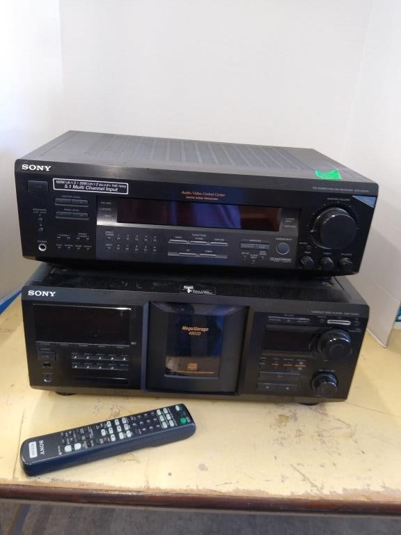 Sony Receiver Model STR-DE425 & Sony CD Player