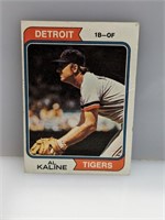1974 Topps #215 Al Kaline HOF Detroit Tigers