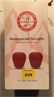 Himalayan salt tea light holders