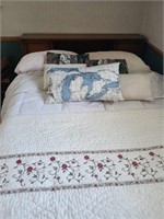 Full Size Bed - Headboard, Beauty Rest Mattress
