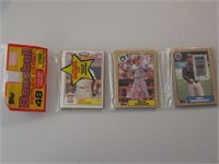 1987 TOPPS SEALED HANGAR PACK 48 PICTURE CARDS